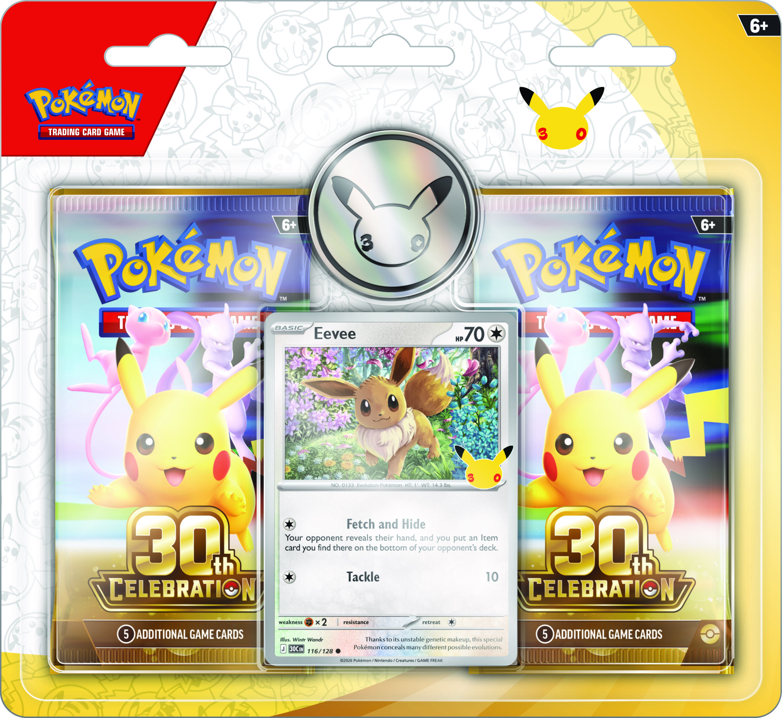 Pokemon 30Th Anniversary 2-Pack Blister
